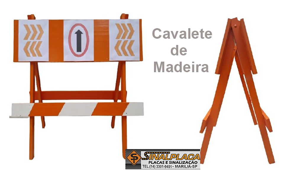 CAVALETE DE MADEIRA